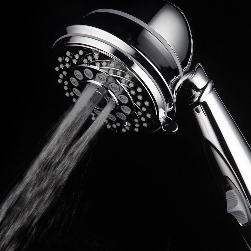 Hotel Spa AquaCare by Hotel Spa 7-Setting Filtered Handheld Shower Head with Patented ON/OFF Pause Switch and Enriched KDF Shower Filter Cartridge Inside 4 Inch - Image 3